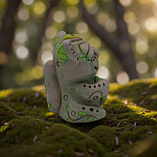 Керамічна фігурка ручної роботи / Декоративна статуетка-талісман для подарунка, дому та офісу, фото 2