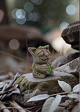 Керамічна фігурка ручної роботи / Декоративна статуетка-талісман для подарунка, дому та офісу, фото 3