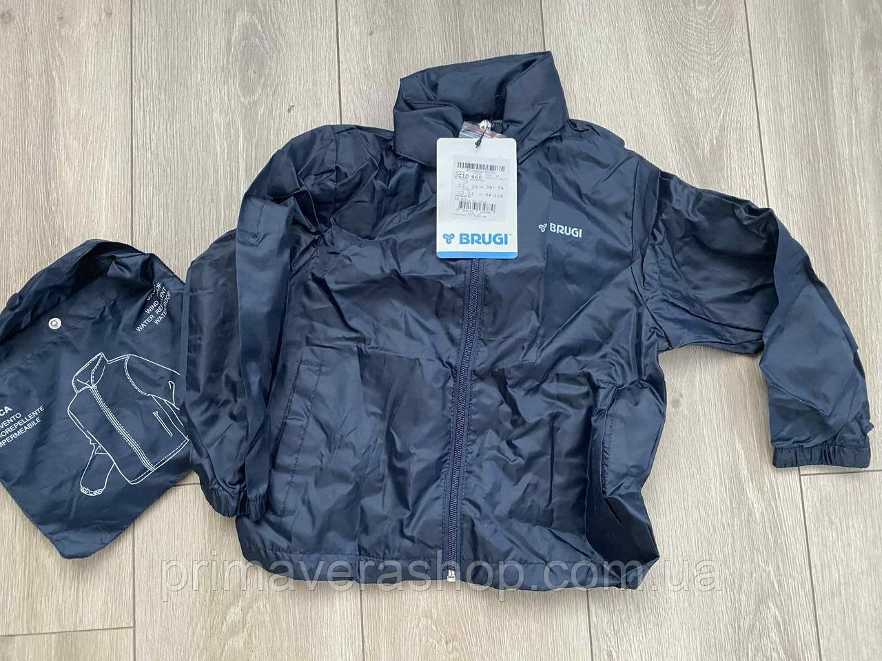 Brugi Дощовик синього кольору на 3-5 років 98-110 см, фото 1