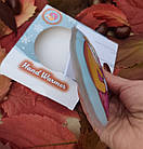 Грілка для рук дитяча багаторазова Лінивець з пончиком. Грілка сольова портативна для дітей і дорослих, фото 3