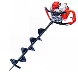 Мотобур + 3 шнека ONDRAGON OD-9116, фото 2