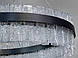 Стельова люстра LED Diasha 817/800PB 817, 190W, чорний кришталь, регульована висота, для вітальні, коридору, спальні, фото 3