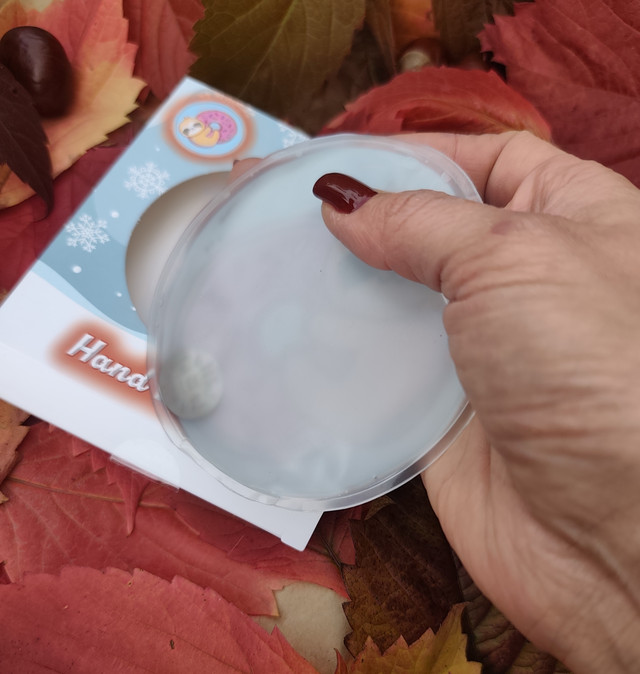 Грілка для рук дитяча багаторазова Лінивець з пончиком. Грілка сольова портативна для дітей і дорослих