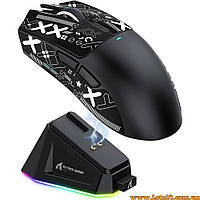 Attack Shark X11 PAW3311 22000 DPI бездротова ігрова миша 63г акумуляторна Bluetooth 2.4G з RGB док станцією