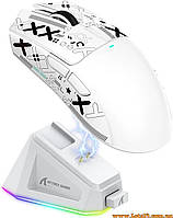Attack Shark X11 PAW3311 22000 DPI бездротова ігрова миша 63г акумуляторна Bluetooth 2.4G з RGB док станцією