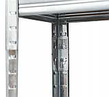 Універсальний стелаж LEOBRO Premium 180 х 90 х 30 см, 175кг/полиця, 4 полиці (LB-R101), фото 2