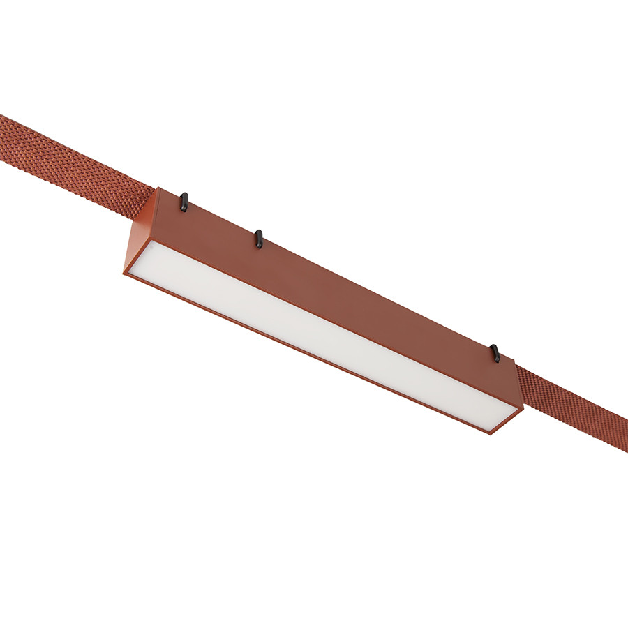 Трековий світильник LED Levistella 78010-BL03 ORG, 10W, терракотовий, для текстильної трекової системи, фото 1