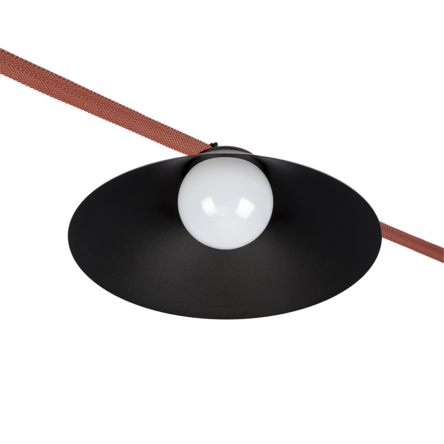 Трековий світильник LED Levistella 78012-BL06 BK, 12W, 4000K, чорний, для текстильних трекових систем, фото 1