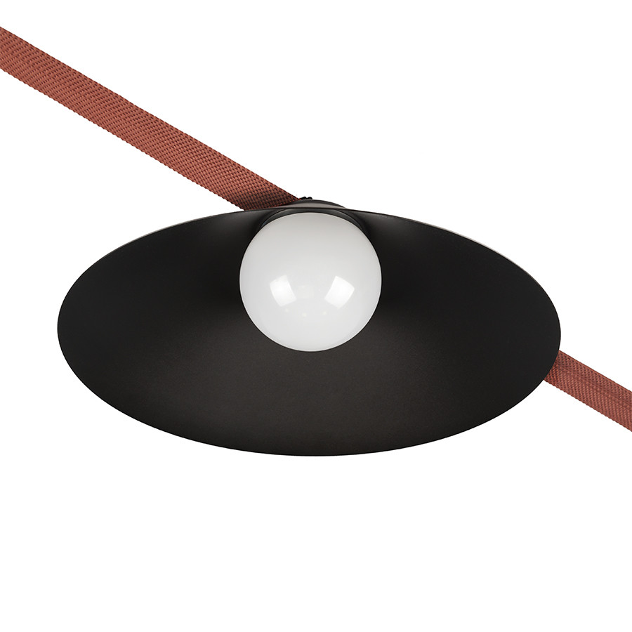 Трековий світильник LED Levistella 78018-BL06 BK, 18W, чорний, для текстильних трекових систем, фото 1