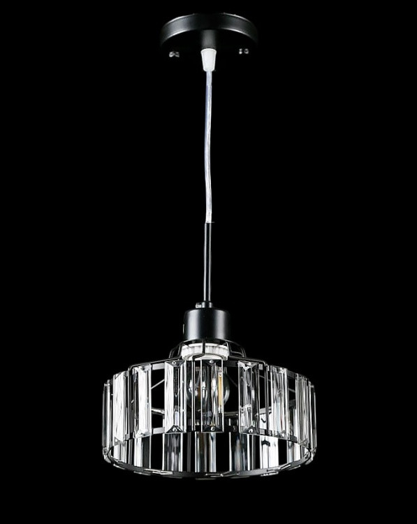 Потолочная люстра E27 Splendid Ray L7396/1, 40W, черный/белый, регулируемая высота, современный стиль для дома, фото 1