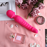 Вібратор двосторонній мікрофон з підігрівом, інтимні іграшки для жінок, фото 9
