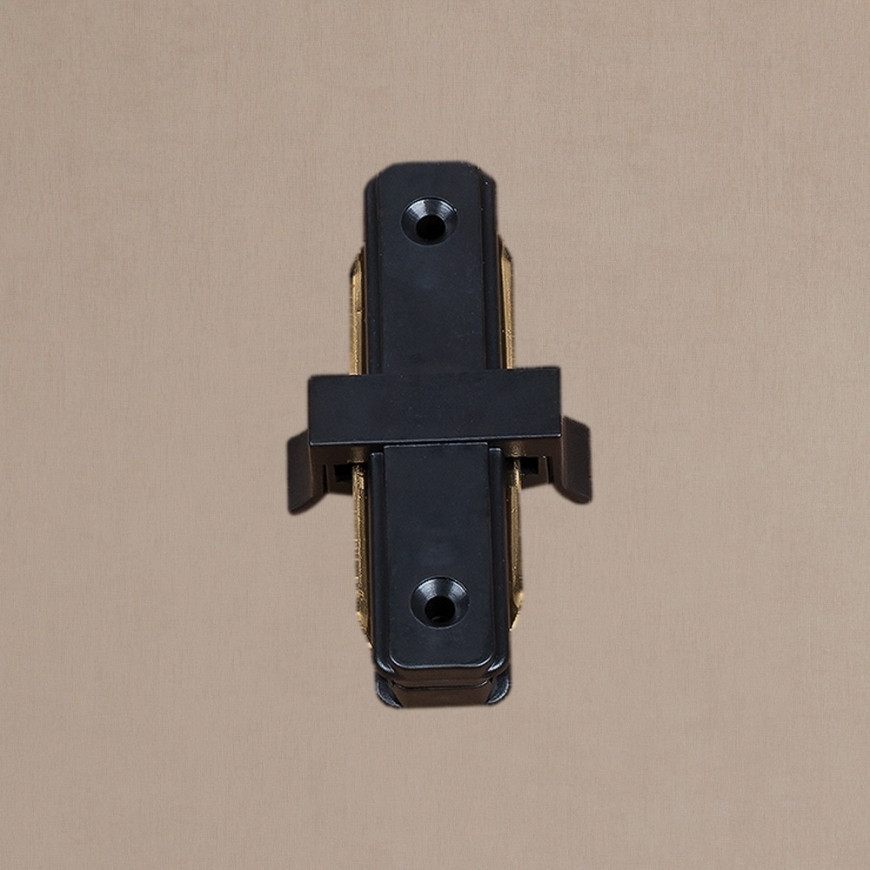 Соединитель трековий Levistella 752 PR-BK трапеція, чорний, трапеція для трекових світильників, фото 1