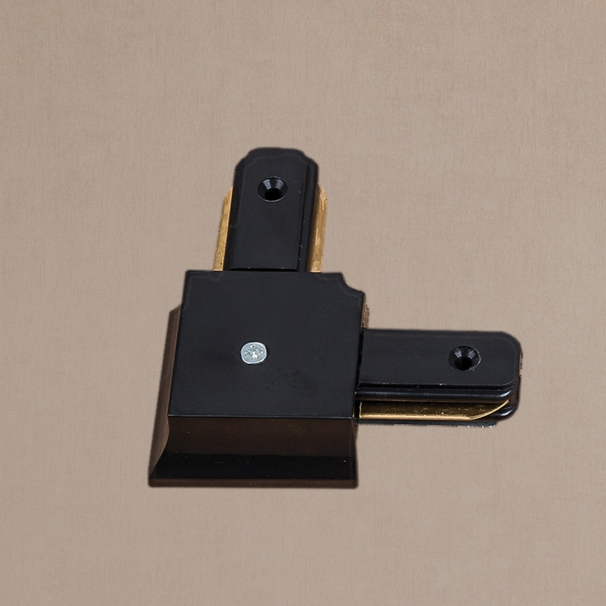 Угловий з'єднувач трековий Levistella 752 UG-BK трапеція, чорний, трапеція, для трекових світильників, фото 1