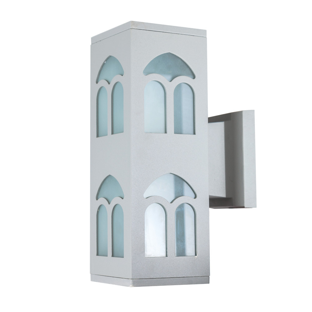 Бра настінне Levistella 767L5178-WL-2 GY, E27, метал, скло, сірий, для вулиці, фото 1