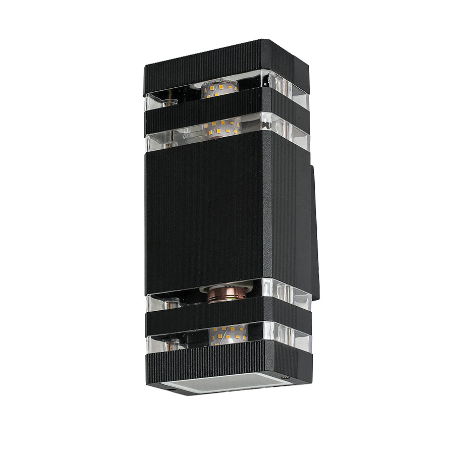 Бра настінне Levistella 7672024-2 BK, E27, 60W, чорний метал, IP54, вуличний стиль, фото 1