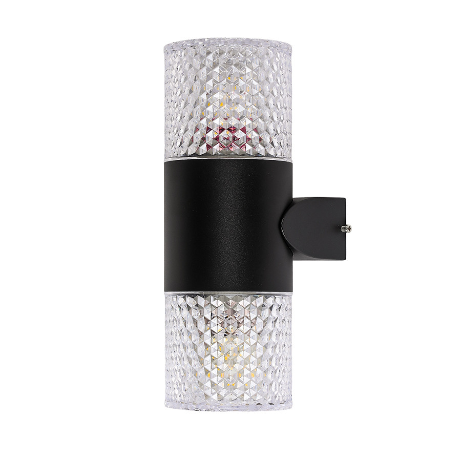 Бра вуличне Levistella 804W1908-2 BK, E27, 40W, чорний, 2 плафона, для освітлення фасадів, фото 1