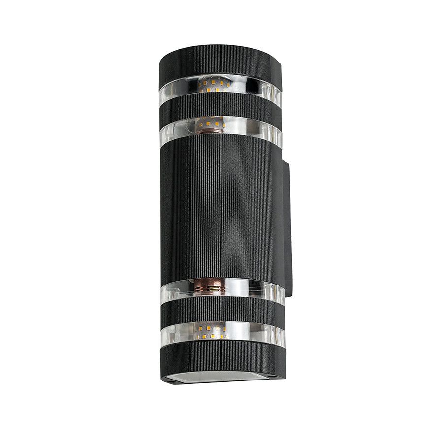 Бра вуличне Levistella 7672025-2 BK, 2 лампи E27, IP54, чорний метал, для фасадного освітлення, фото 1