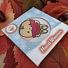 Грілка для рук дитяча багаторазова Єдиноріг з кавуном. Грілка сольова портативна для дітей і дорослих, фото 6