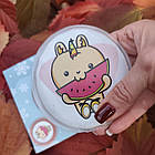 Грілка для рук дитяча багаторазова Єдиноріг з кавуном. Грілка сольова портативна для дітей і дорослих, фото 8