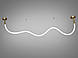 Люстра стельова LED Diasha SY9610-2000GAB Шланг, 22W, бронзова, сучасний стиль для коридору, вітальні, спальні, кафе, ресторану, фото 2