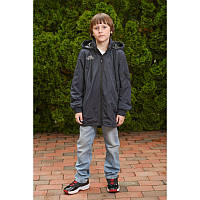 Теплий дощовик для хлопчиків, вітровка на флісі для підлітків