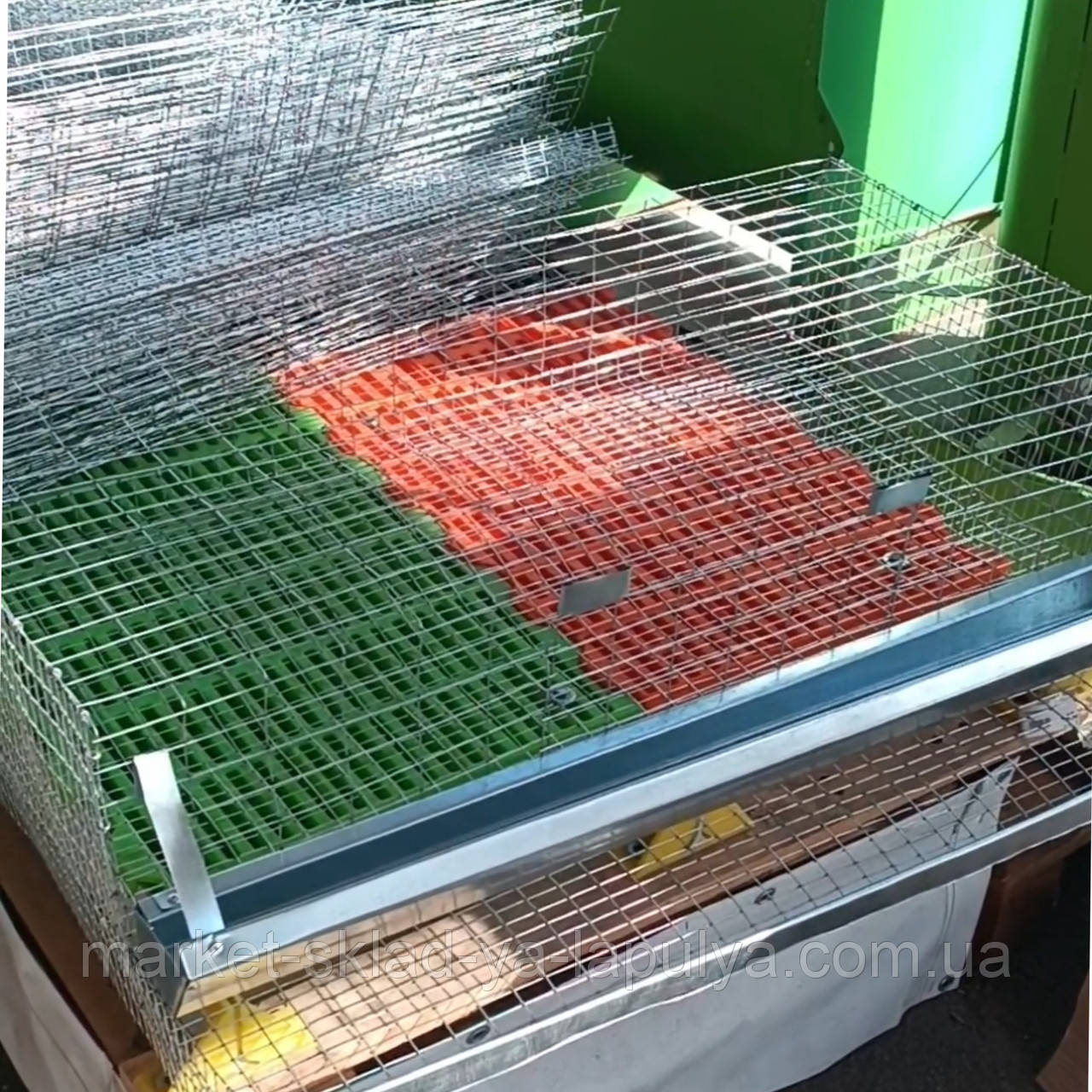 Сітка комплект для Перепелів несучок 91*59*28см сітка 1.6 мм, фото 1