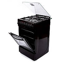 Газова плита Grunhelm G4FG5612BR-0 50 см коричнева picnic