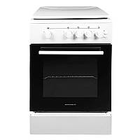 Газова плита Grunhelm G4FM5611W 50 см біла picnic