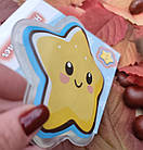 Грілка для рук дитяча багаторазова Зірочка. Грілка сольова портативна для дітей і дорослих, фото 3