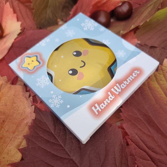 Грілка для рук дитяча багаторазова Зірочка. Грілка сольова портативна для дітей і дорослих