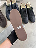 Кросівки чоловічі з натуральної шкіри, чорна якість преміум, фото 5