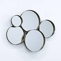 Настінний декор із Дзеркалами золото 57 х 73 см