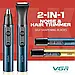 Бездротова машинка тример для носа і вух 2 в 1 VGR V-626 Am, фото 6