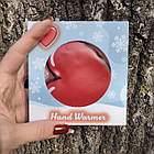 Грілка для рук дитяча багаторазова Серце. Грілка сольова портативна для дітей і дорослих, фото 2