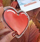 Грілка для рук дитяча багаторазова Серце. Грілка сольова портативна для дітей і дорослих, фото 3