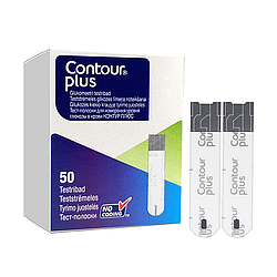 Тест-смужки Контур Плюс 50 шт. (Contour Plus)/100 штук