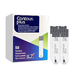 Тест-смужки Контур Плюс 50 шт. (Contour Plus)/200 штук
