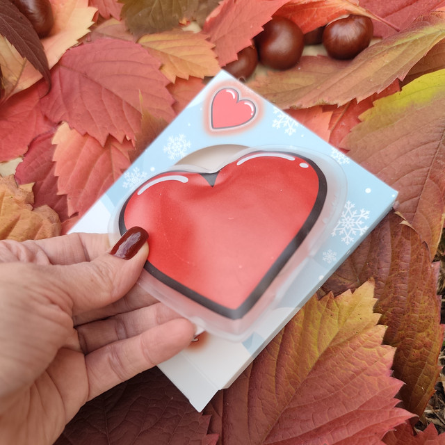 Грілка для рук дитяча багаторазова Серце. Грілка сольова портативна для дітей і дорослих