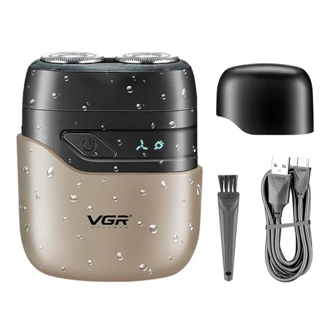 Бездротова дорожня роторна електробритва для чоловіків VGR V-345 Am, фото 1