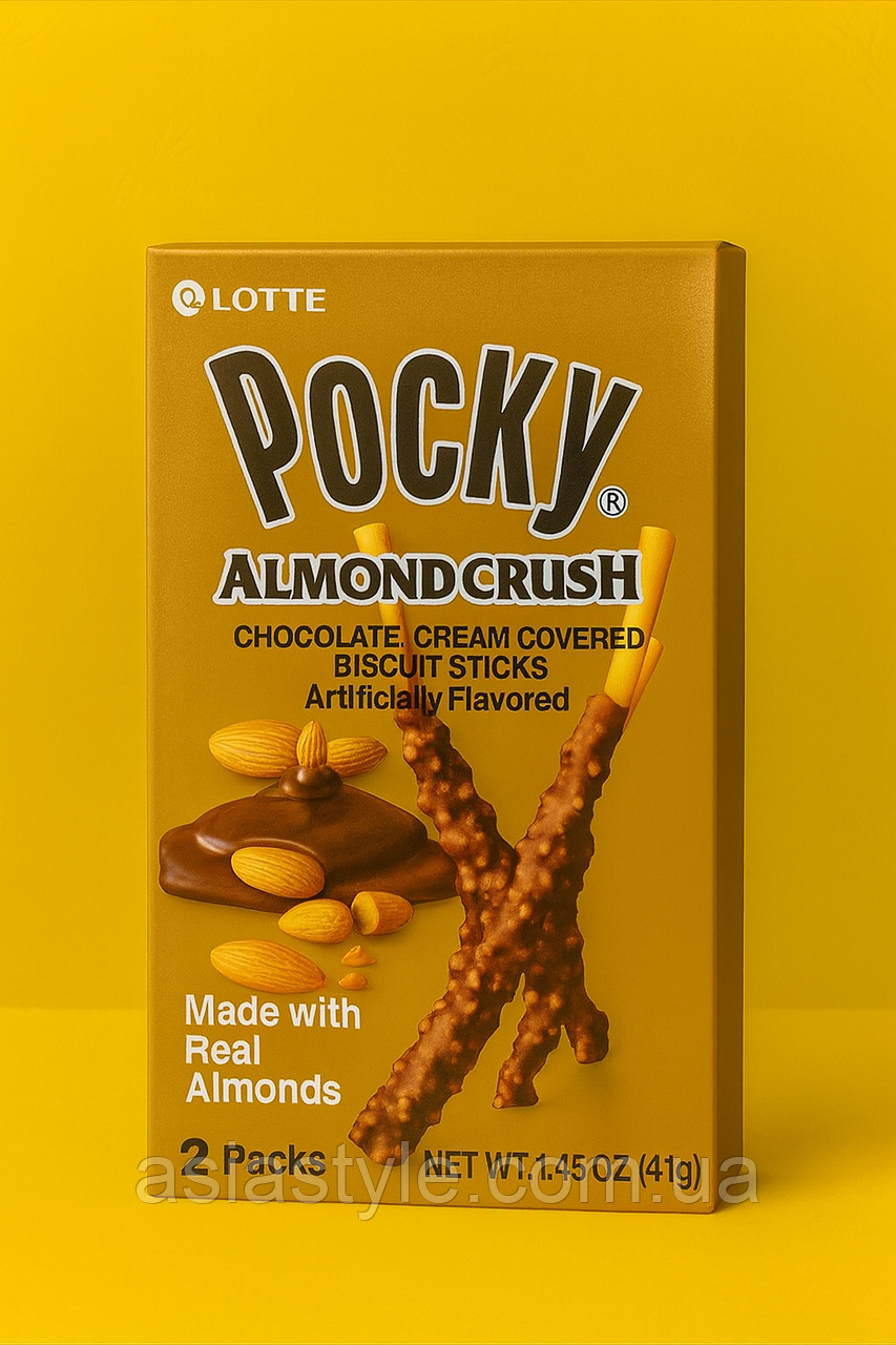 Палички Pocky Almond Crush (Glico Japan), Во, фото 1