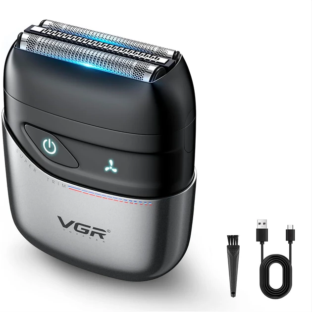 Бездротова дорожня міні електробритва шейвер для чоловіків VGR V-379 Am, фото 1