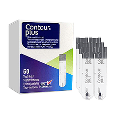 Тест-смужки Контур Плюс 50 шт. (Contour Plus)/300 штук