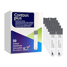 Тест-смужки Контур Плюс 50 шт. (Contour Plus)/500 штук