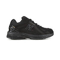 Чорні чоловічі кросівки New Balance 1906R Black Gore-Tex Winter Fur x Нью Беланс 41