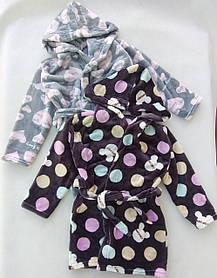 Халат із принтом для дітей р.34/40; Гурт. Україна