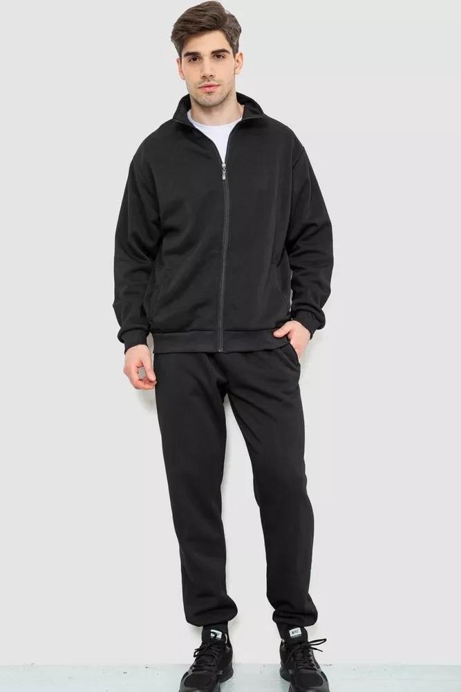 Спортивний костюм чоловічий норма трикотаж на флісі 48-56, фото 1