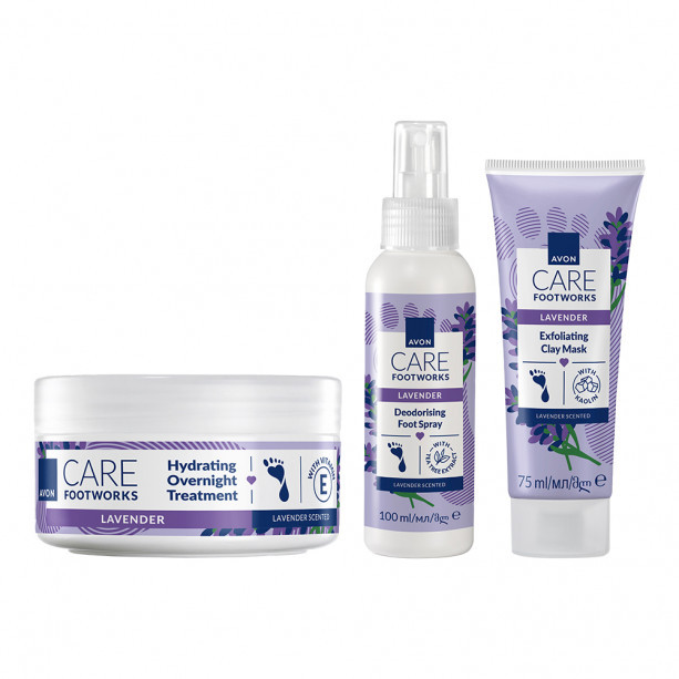 Колекція для ніг Лавандовий рай Avon Foot Works, фото 1