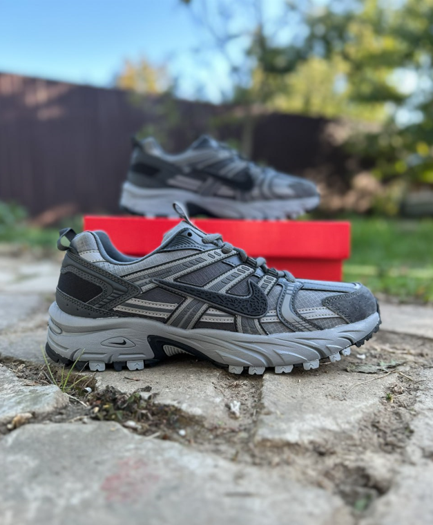 Чоловічі зимові термо кросівки Nike V2K Gray Termo Найк сірі утеплені, фото 1