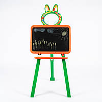 Розвивальна дошка для малювання магнітна 013777/3 оранжево-зелена