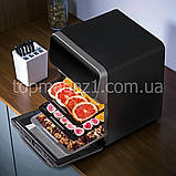 Настільна міні-духовка 4200 Вт Top Kitchen аерогриль фритюр на 12 л з функцією підігріву мультипіч, фото 4